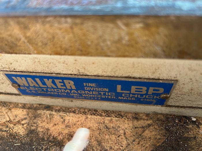 Used Walker Electromagnetic Chuck (Fine Division) LBP 12" X 24"  Chuck 