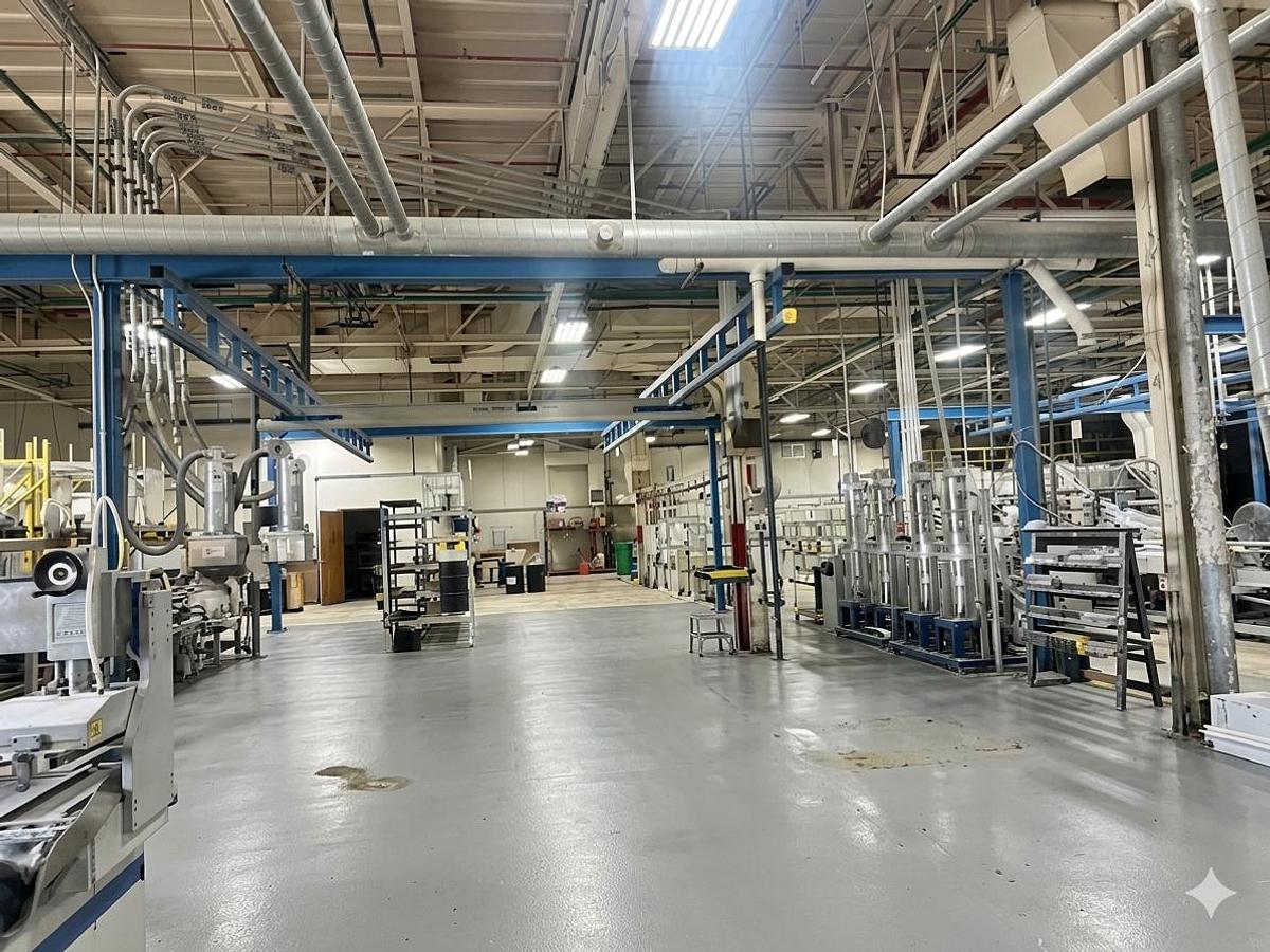 Used 1/2-Ton Gorbel Self Supporting Overhead Crane System 40' x 20'