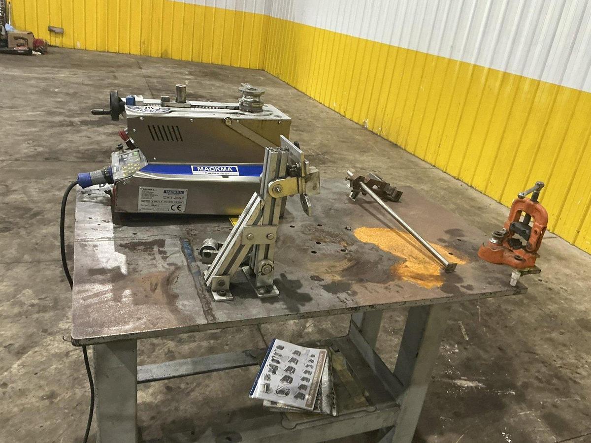 Used Mackma Portable Pipe Bender, Model BM 34