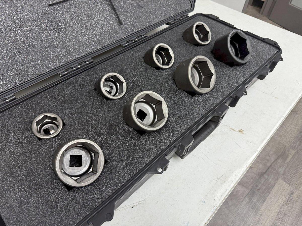Used 1-13/16" to 3-1/8" HYTORC 1" HEX SOCKETS, FOR HYDRAULIC TORQUE WRENCH, 8 Units Available