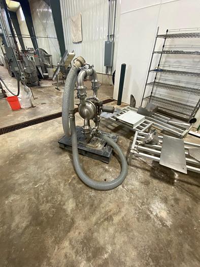 Used Unknown Stainless Steel Food Grade Diaphragm Pump