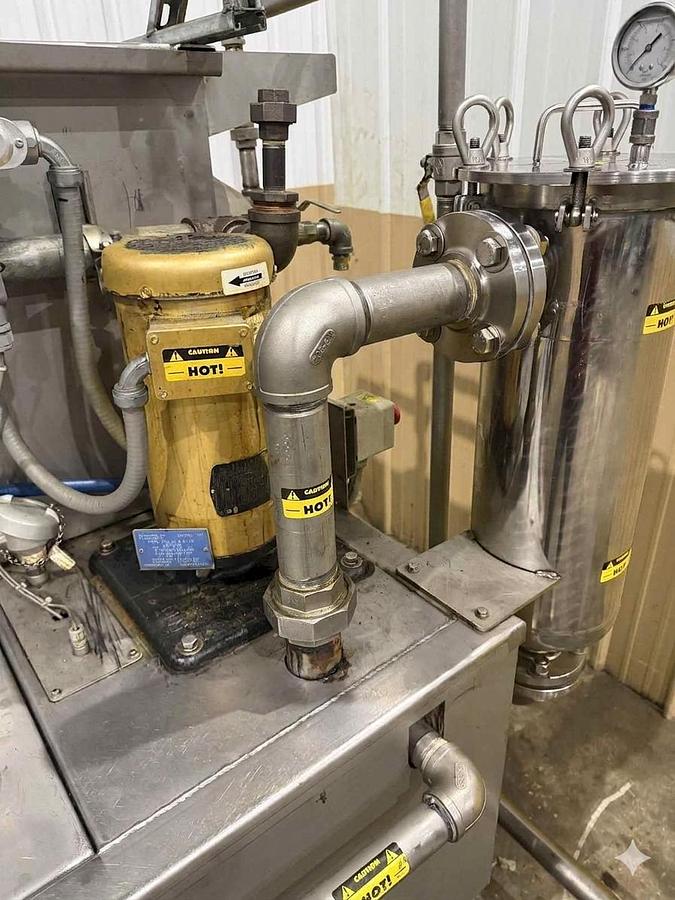 Used JENFAB STAINLESS MODEL # LJ 19" ROTARY DRUM WASH / RINSE/ DRY PARTS WASHER SYSTEM