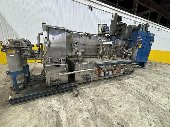 Used 3-Stage Ransohoff Stainless Steel Belt Washer with 24" wide Conveyor