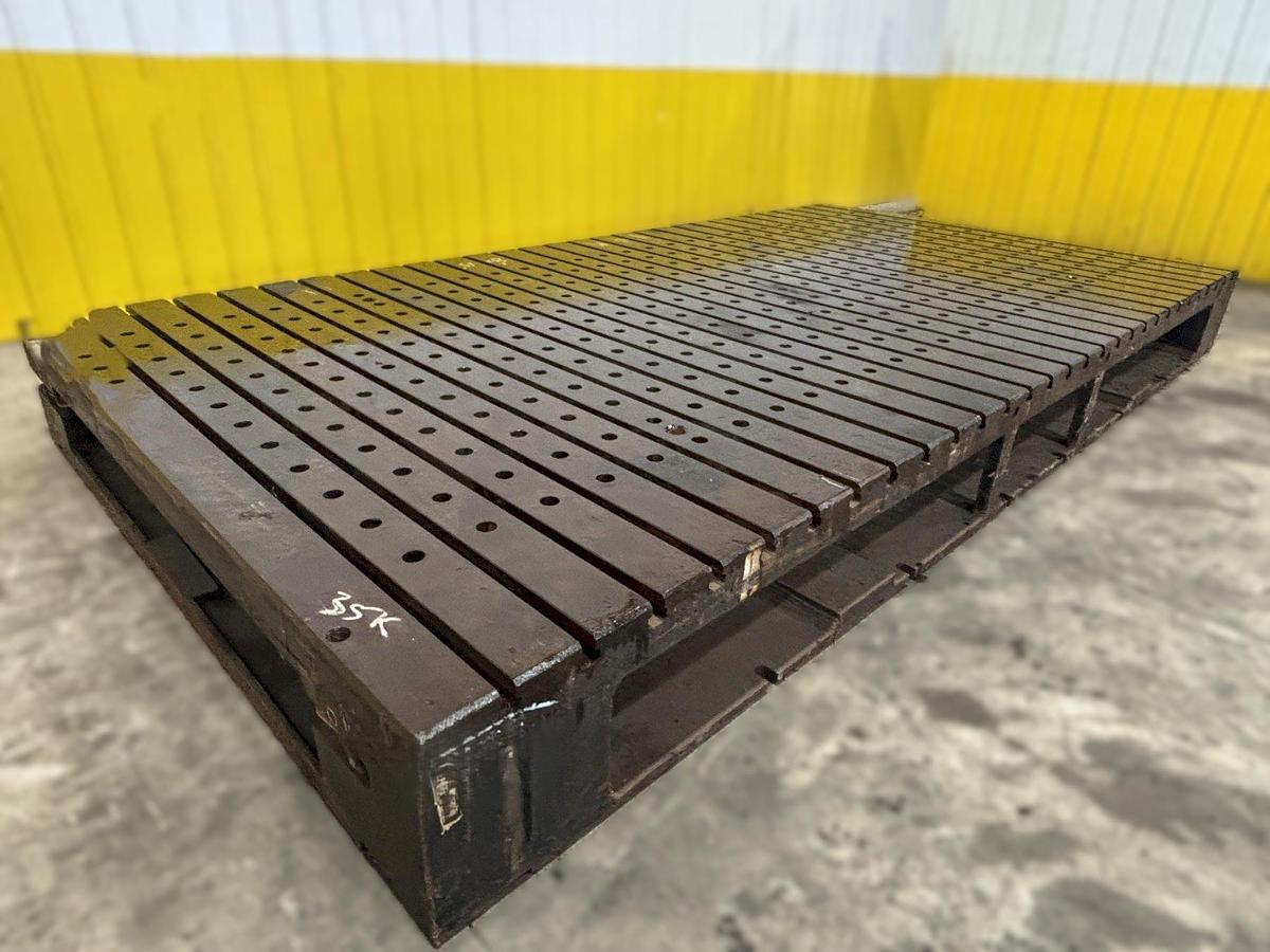 Used 15' x 8' T-Slotted Bolster Plate