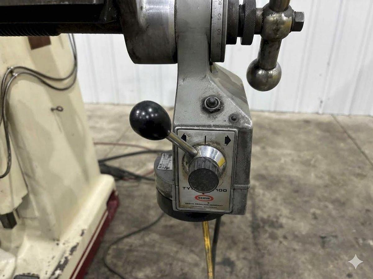 Used 3 HP ACER MODEL #3VKH RAM TYPE VERTICAL MILL W/ DIGITAL READ OUT