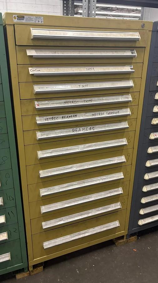 Used 13-Drawer Stanley Vidmar Cabinet
