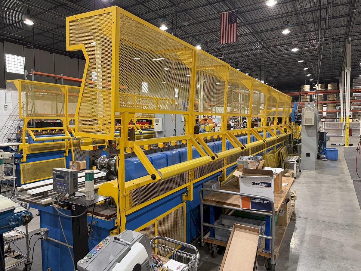 Used 30 STAND X 1.5" RLM (NEW 2003) ROLLFORMER LINE TOOLED FOR GUTTER , 20" ROLL SPACE:
