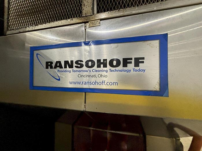 Used 3-Stage Ransohoff Stainless Steel Belt Washer with 24" wide Conveyor