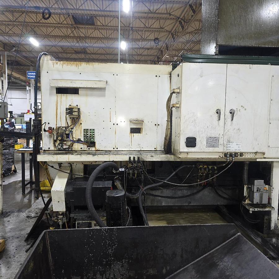 Used Fuji Model ANW-4100 Twin Spindle Twin Turret Ganty Load CNC Lathe