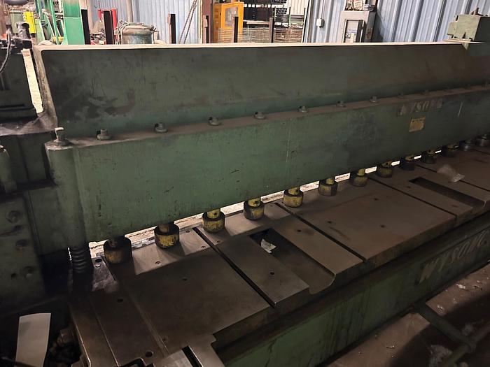 Used 10′ x 1/4″ Used Wysong Mechanical Shear