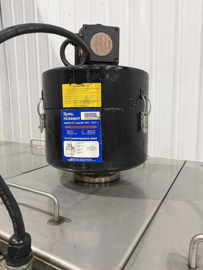 Used JENFAB STAINLESS MODEL # LJ 19" ROTARY DRUM WASH / RINSE/ DRY PARTS WASHER SYSTEM