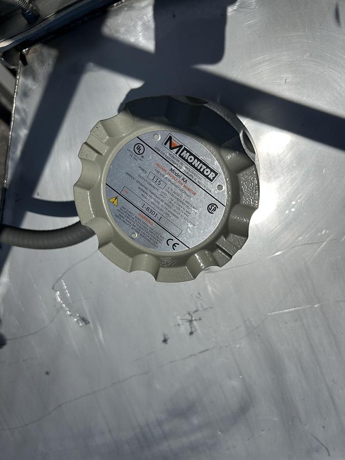 Used 1850 Gallon Stainless Steel Square Storage Tank