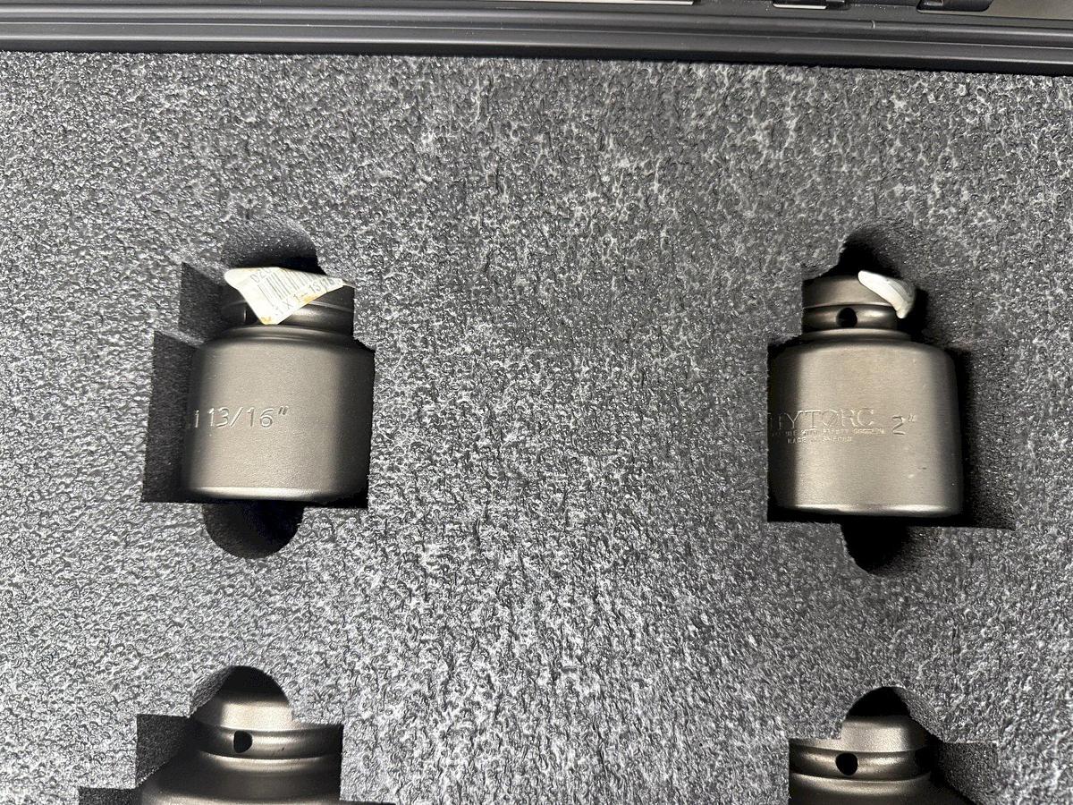 Used 1-13/16" to 3-1/8" HYTORC 1" HEX SOCKETS, FOR HYDRAULIC TORQUE WRENCH, 8 Units Available