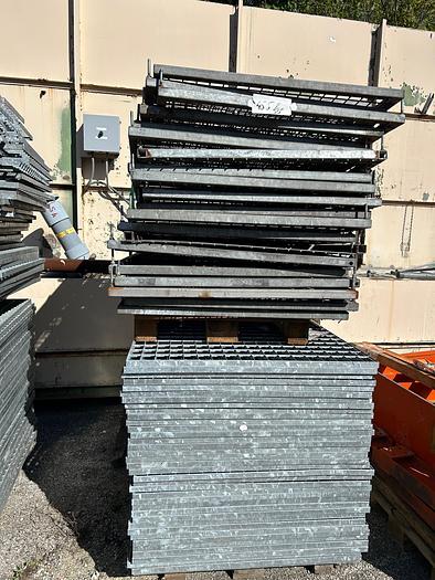 Used 60" x 36" Steel Grating (multiple pallets available)
