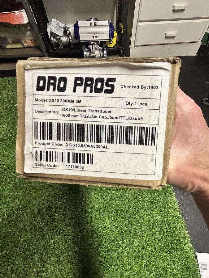 DRO Pros Model: GS10 800MM - 3M Linear Transducer (New Open Box)