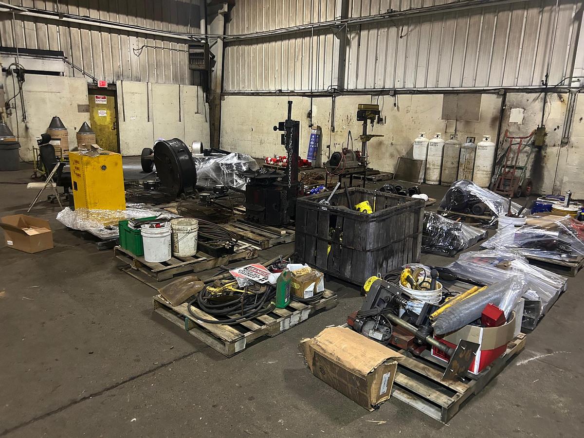 Used Auction of a Amada Fabrication Shop Closing, Press Brakes, Turret Punches, Welders & More!