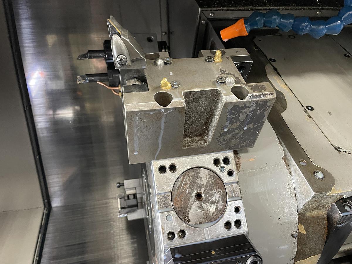 Used 2018 Tsugami Model: M08SY-II 5-Axis CNC Lathe Edge Technologies Rebel V-65 Bar Feeder