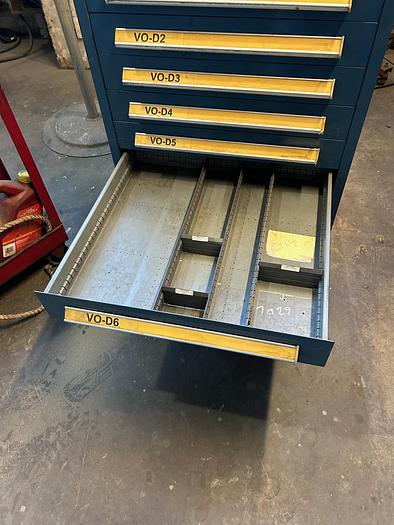 Used 9-Drawer Stanley Vidmar Cabinet