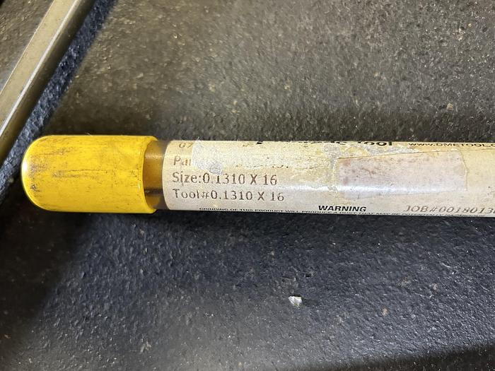 Used Large Lot of Various New Gun Drills Eldorado Tool Drill Masters, 120+ Gun Drills