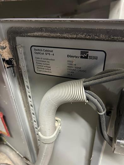 Used Weinig Ditmer Opticut S 75 Cross Cut Saw