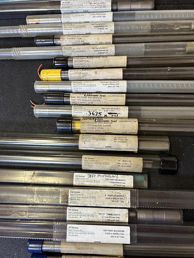 Used Large Lot of Various New Gun Drills Eldorado Tool Drill Masters, 120+ Gun Drills