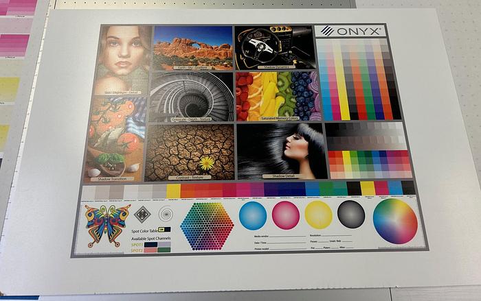 Used Oce Arizona 550 XT + WIO Wide Format UV Flatbed Printer with Roller Attachement