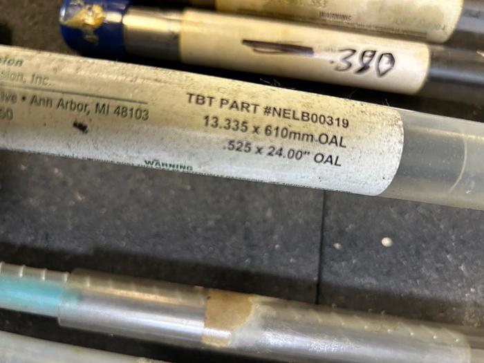 Used Large Lot of Various New Gun Drills Eldorado Tool Drill Masters, 120+ Gun Drills