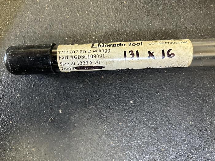 Used Large Lot of Various New Gun Drills Eldorado Tool Drill Masters, 120+ Gun Drills