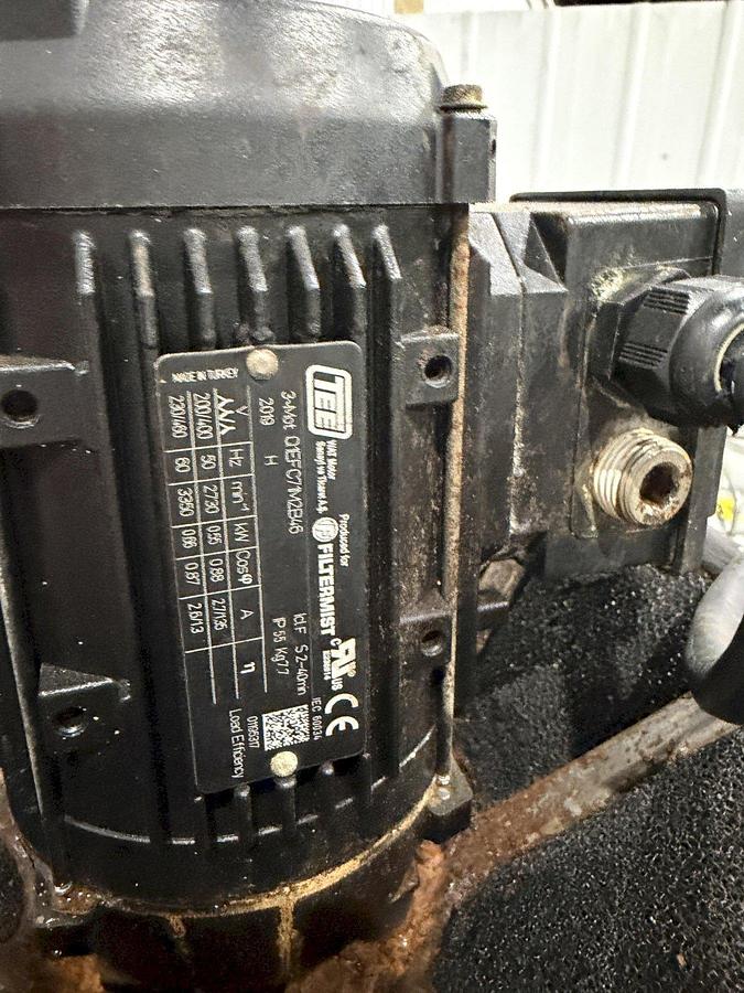 Used JENFAB STAINLESS MODEL # LJ 19" ROTARY DRUM WASH / RINSE/ DRY PARTS WASHER SYSTEM