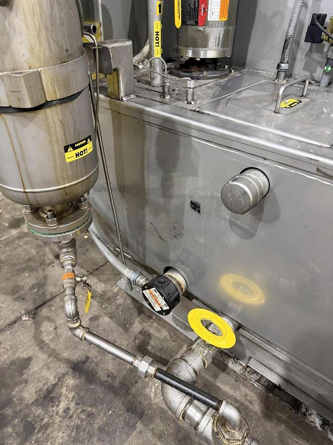 Used 2018 JENFAB STAINLESS MODEL #LJ 19" ROTARY DRUM WASH / RINSE / DRAY PARTS WASHER SYSTEM 