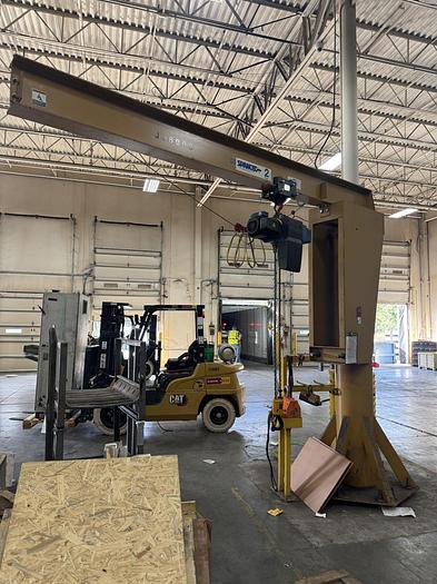 Used SPANCO 2-Ton Free Standing Jib Crane
