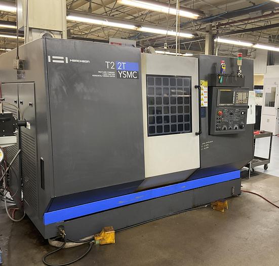 Used 2013 Hwacheon T2-2T YSMC Multi-Axis CNC Lathe