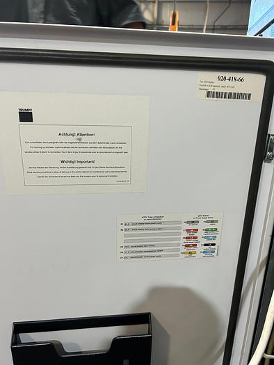 Used 2013 Trumpf TruDisk 2001 (4C)