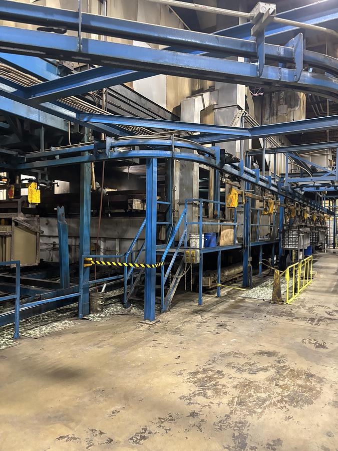 Used 14-Stage TTX Square-Rail E-Coat Line