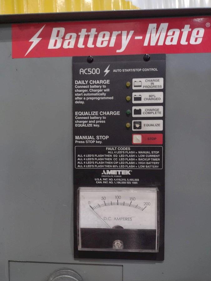 Used 24-Volt Prestolite Power Battery-Mate Model: 510M1-12C Battery Charger