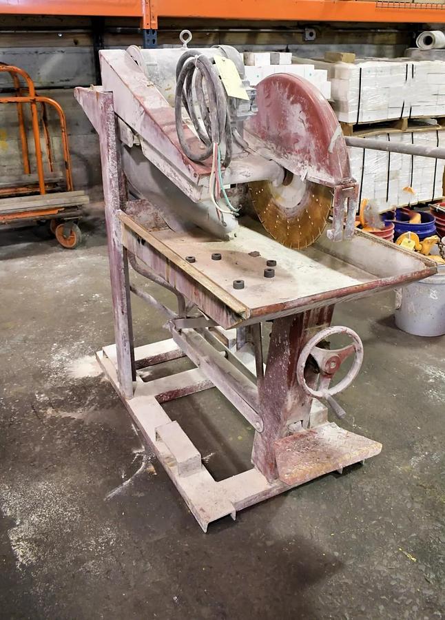 Used 7.5 HP MK Diamond Products  20" Wet Brick and Block Saw