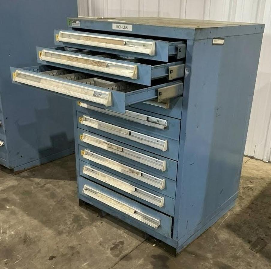 Used 10-Drawer Lyon Cabinet, 30" x 28" x 44" H