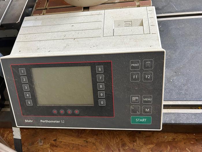 Used Mahr MarSurf CD120 Contur Measuring Station w/ Mahr Perthometer S2