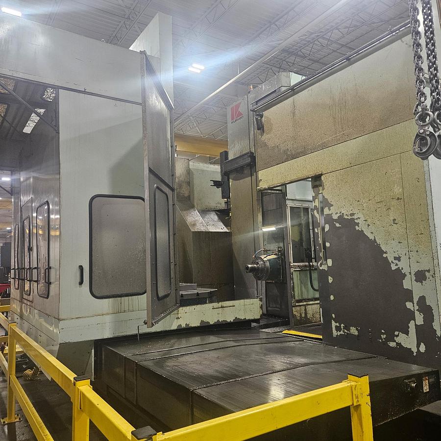 Used 5-Axis CNC Kuraki KBT 13EA CNC Table Type Horizontal Boring Mill