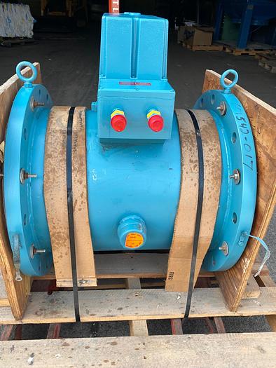 Fischer & Porter Mag-X 10D1435A Magnetic Flow Meter w/ Teflon Lining, 16"