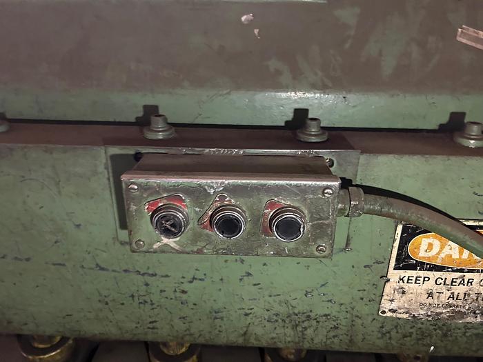 Used 10′ x 1/4″ Used Wysong Mechanical Shear