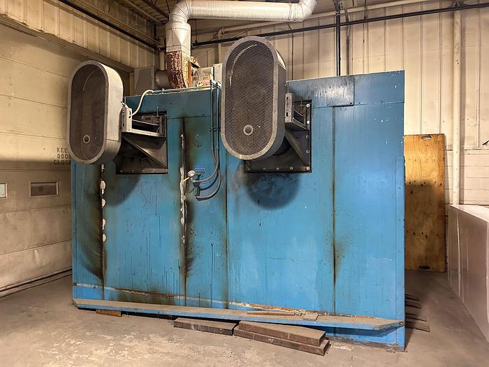 Used 850 DEGREE X 60" W X 144" L X 68" H MOCO DOUBLE DOOR GAS OVEN