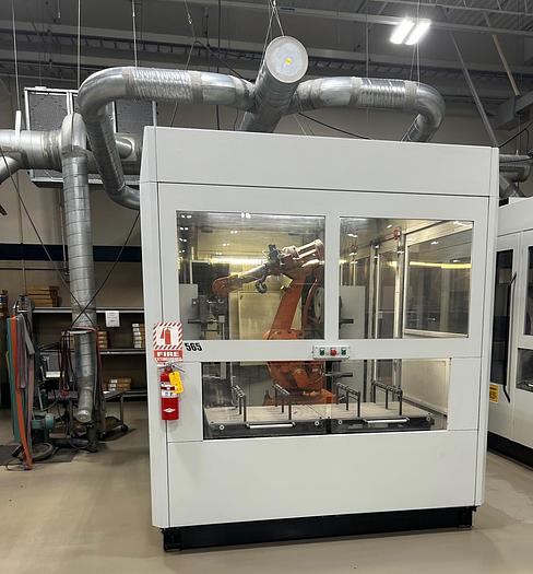 Used 2001 Pinnacle Technologies, Inc. ABB Robotic Grinding Cell