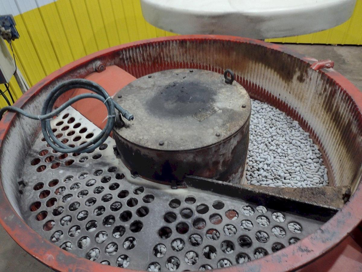 Used 16 CUBIC FOOT ROYSON MODEL #20CTVIS VIBRATORY FINISHING BOWL DEBURRING