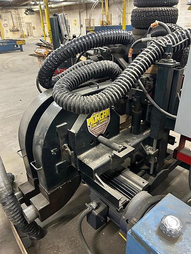 Used Morgan Multi-Head Re-Saw Pallet Making Saw