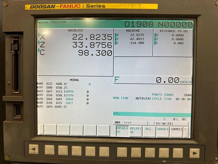 Used DOOSAN PUMA 400MC CNC LATHE
