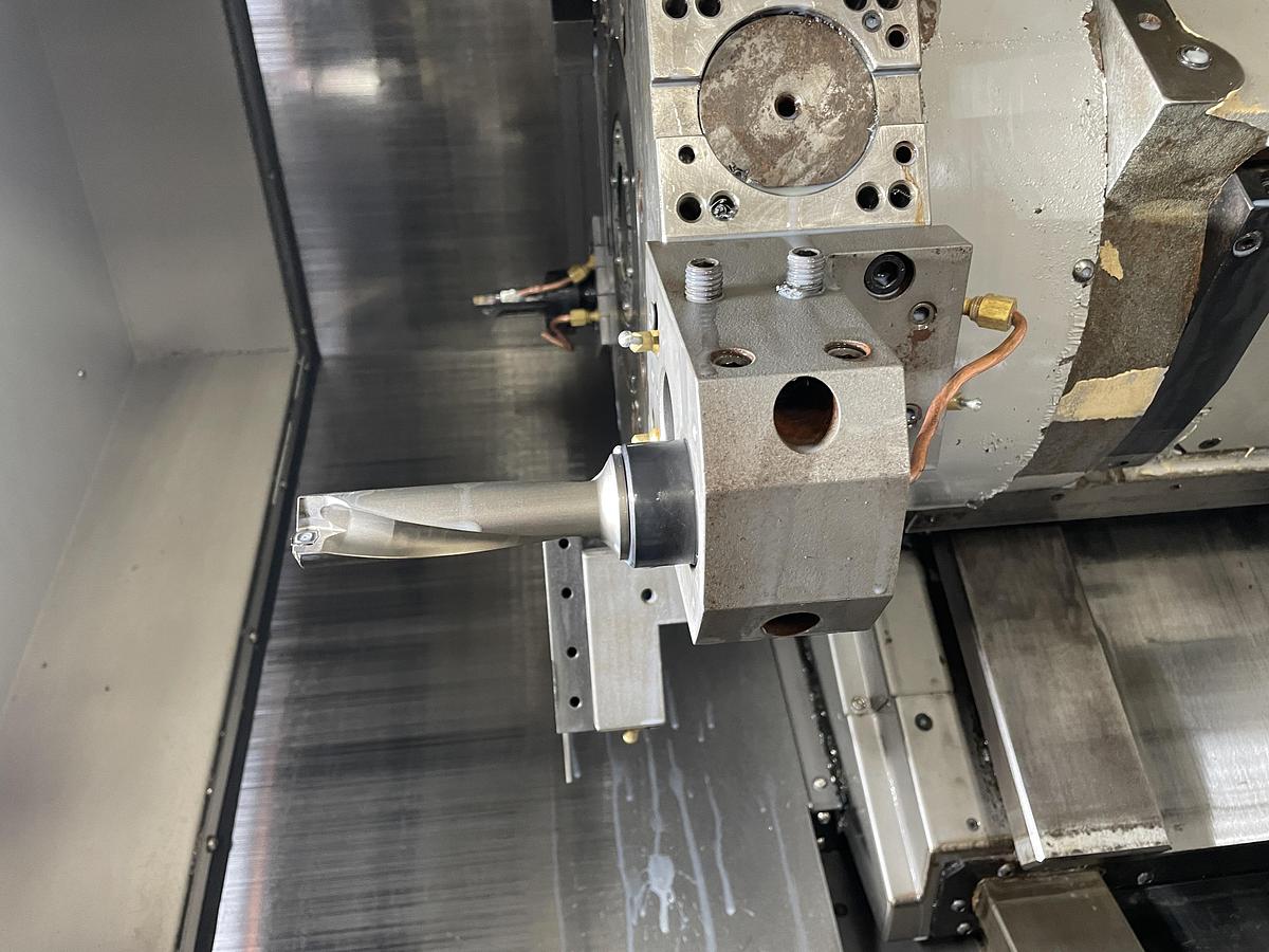 Used 2018 Tsugami Model: M08SY-II 5-Axis CNC Lathe Edge Technologies Rebel V-65 Bar Feeder