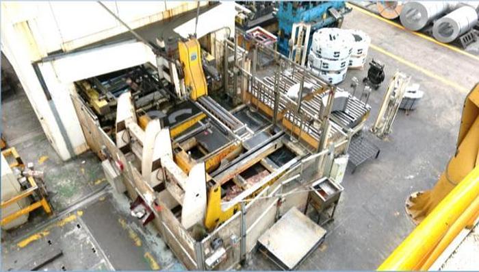 Used 1500-Ton Schuler, S4-1500-210-96 Transfer Press