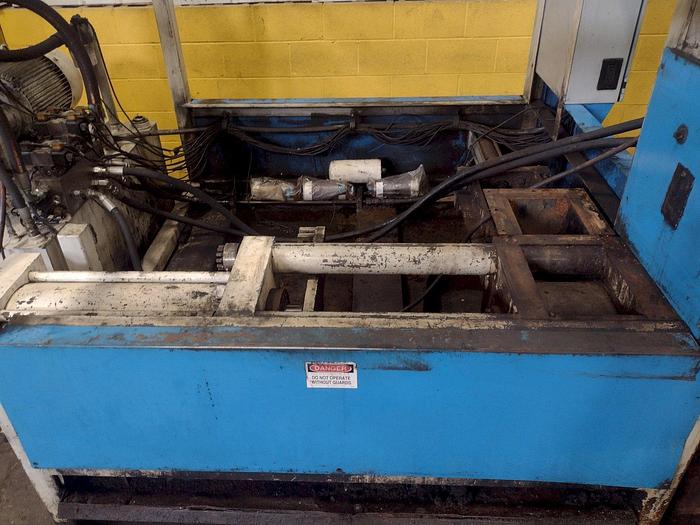 Used 196 TON X 3.5 ARS MODEL #RST 1000 HORIZONTAL HYDRAULIC BRIQUETTER / PUCKING PRESS SYSTEM