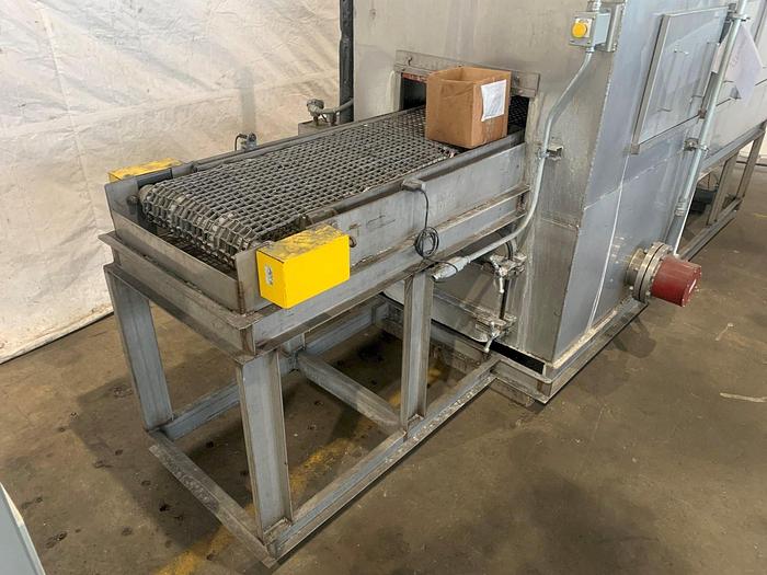 Used 18" WIDE X 6" TALL INTERNATIONAL THERMAL SYSTEMS 3 STAGE GAS FIRED BELT WASHER